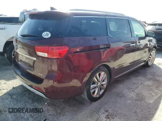 2018 Kia Sedona SX-L with VIN KNDME5C10J6378693, listed as a Copart auction lot 75202054 with 0 mi miles and Non Repairable. Bid and sale history available at carsss.com. Image 3.