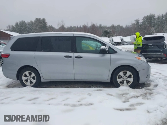 2017 Toyota Sienna L with VIN 5TDZZ3DC9HS802672, listed as a IAAI auction lot 41542558 with 147,788 mi miles and . Bid and sale history available at DreamBid. Image 13.