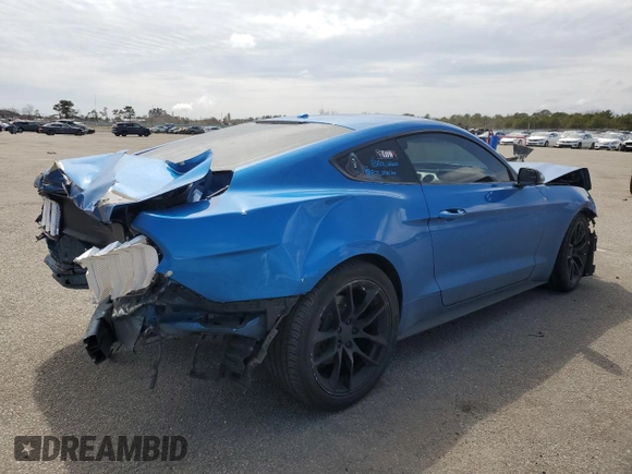 2019 Ford Mustang EcoBoost with VIN 1FA6P8TH1K5173219, listed as a Copart auction lot 52612465 with 53,752 mi miles and Salvage Title. Bid and sale history available at carsss.com. Image 3.