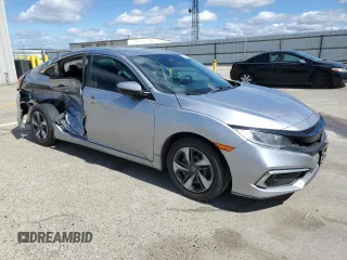 2019 Honda Civic Sedan LX with VIN 19XFC2F65KE047480, listed as a Copart auction lot 49339245 with 98,549 mi miles and Salvage Title. Bid and sale history available at carsss.com. Image 4.