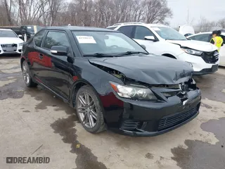 2012 Scion tC with VIN JTKJF5C72C3024241, listed as a IAAI auction lot 41750123 with 136,695 mi miles. Bid and sale history available at carsss.com. Image 1.