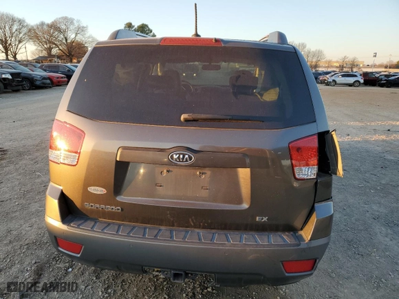 2009 Kia Borrego LX with VIN KNDJJ741095028068, listed as a Copart auction lot 46903695 with 126,603 mi miles and Salvage Title. Bid and sale history available at carsss.com. Image 6.
