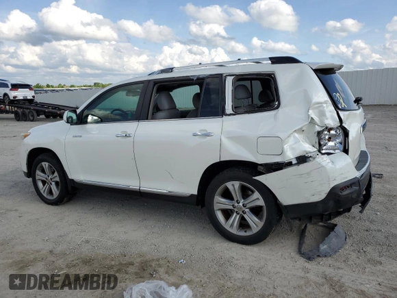 2011 Toyota Highlander Limited с VIN 5TDDK3EH9BS066915, выставлен на аукционе Copart как лот 55196985 с пробегом 210 749 миль миль и Списание • Salvage title. История ставок и продаж доступна на DreamBid. Изображение 2.