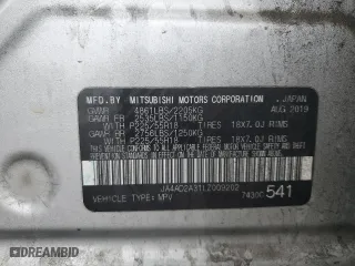 2020 Mitsubishi Outlander ES with VIN JA4AD2A31LZ009202, listed as a Copart auction lot 45171865 with 125,726 mi miles and Salvage Title. Bid and sale history available at carsss.com. Image 15.