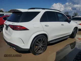 2021 Mercedes-Benz GLE 580 with VIN 4JGFB8GB6MA577265, listed as a Copart auction lot 73871384 with Not provided miles and Salvage title. Bid and sale history available at DreamBid. Image 3.