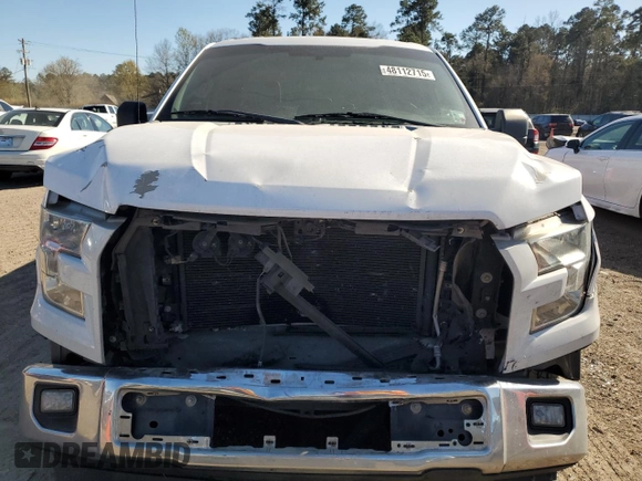 2017 Ford F-150 XL with VIN 1FTEX1CF8HKC27458, listed as a Copart auction lot 48112715 with 191,000 mi miles and Salvage Title. Bid and sale history available at carsss.com. Image 5.