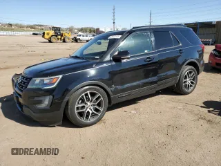 2016 Ford Explorer Sport z VIN 1FM5K8GT3GGA35627, wystawiony jako Copart lot #52642115 z przebiegiem 127 176 mil mil oraz Szkoda całkowita • Salvage title. Historia ofert i sprzedaży dostępna na DreamBid. Obrazek 1.