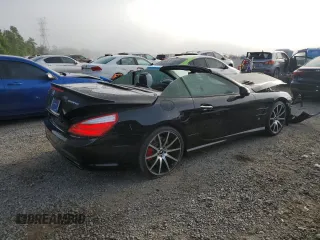 2015 Mercedes-Benz SL 63 AMG with VIN WDDJK7EA3FF031618, listed as a Copart auction lot 50321245 with 27,889 mi miles and Salvage title. Bid and sale history available at DreamBid. Image 3.