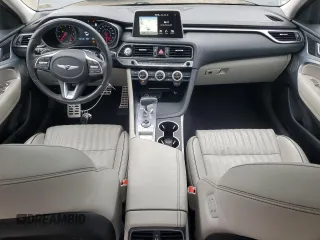 2020 Genesis G70 Advanced with VIN KMTG74LE6LU050831, listed as a Copart auction lot 86906644 with 35,901 mi miles and Salvage Title. Bid and sale history available at DreamBid. Image 8.