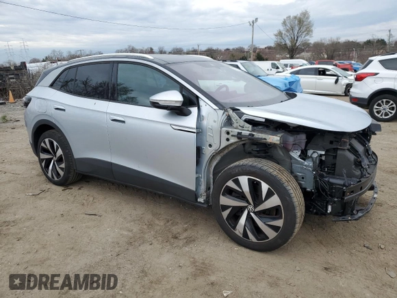 2022 Volkswagen ID.4 Pro S z VIN WVGUNPE23NP063013, wystawiony jako Copart lot #50753455 z przebiegiem 38 594 mil mil oraz Szkoda całkowita • Salvage title. Historia ofert i sprzedaży dostępna na DreamBid. Obrazek 4.