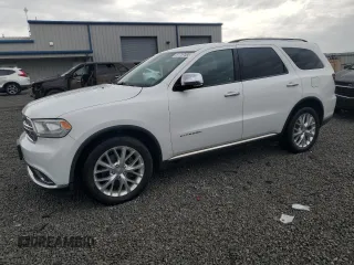 2014 Dodge Durango Citadel z VIN 1C4RDJEG2EC435227, wystawiony jako Copart lot #51757485 z przebiegiem 127 132 mil mil oraz Szkoda całkowita • Salvage title. Historia ofert i sprzedaży dostępna na DreamBid. Obrazek 1.