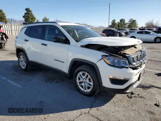 2017 Jeep Compass Sport with VIN 3C4NJCAB1HT672619, listed as a Copart auction lot 87966095 with 89,870 mi miles and Clean Title. Bid and sale history available at carsss.com. Image 4.