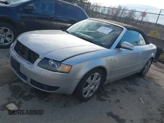 2005 Audi A4 3.0L with VIN WAUDT48H55K006377, listed as a IAAI auction lot 41535047 with 145,577 mi miles. Bid and sale history available at carsss.com. Image 2.