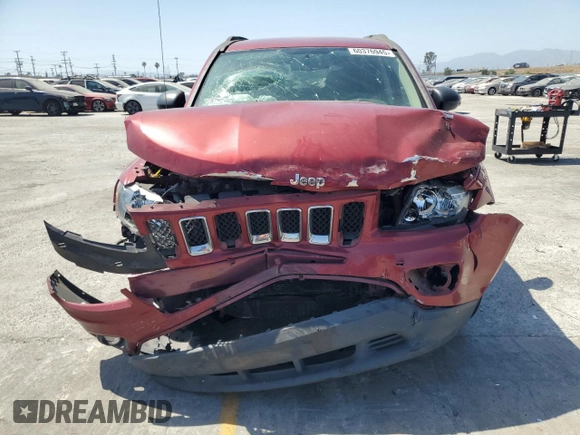 2017 Jeep Compass Sport with VIN 1C4NJCBA6HD124515, listed as a Copart auction lot 60376945 with 150,399 mi miles and Salvage title. Bid and sale history available at DreamBid. Image 5.