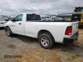 2012 Ram 1500 Tradesman with VIN 3C6JD7DT3CG152500, listed as a Copart auction lot 56755775 with 171,022 mi miles and Clean title. Bid and sale history available at DreamBid. Image 2.