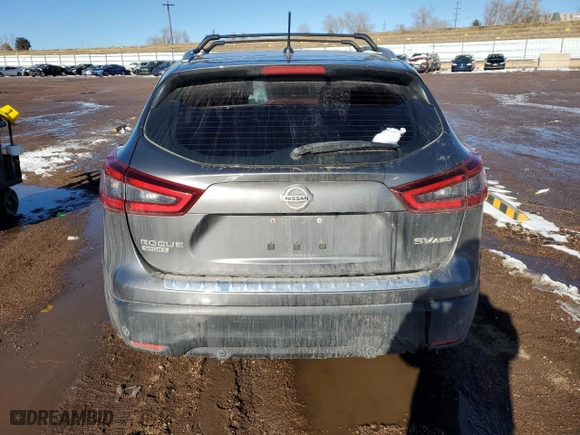 2020 Nissan Rogue Sport S with VIN JN1BJ1CW7LW386383, listed as a Copart auction lot 41542125 with 75,977 mi miles and Salvage Title. Bid and sale history available at carsss.com. Image 6.