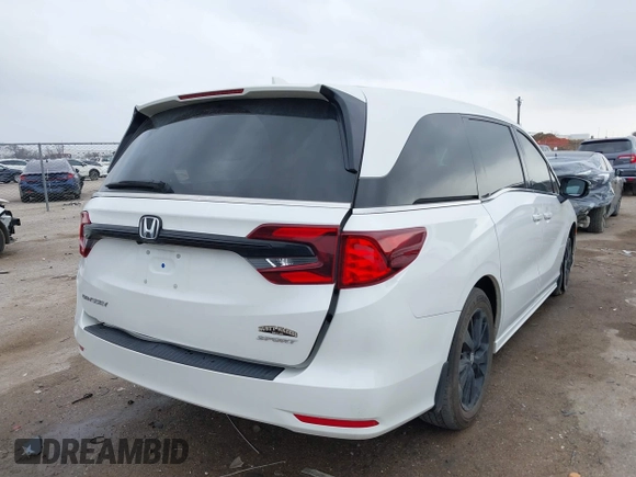 2024 Honda Odyssey Sport with VIN 5FNRL6H72RB008862, listed as a IAAI auction lot 41707301 with Not Provided miles and . Bid and sale history available at DreamBid. Image 4.
