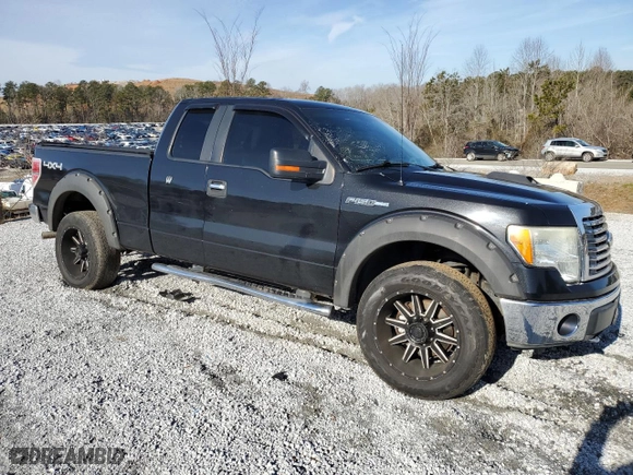2010 Ford F-150 XL with VIN 1FTEX1E8XAFD52152, listed as a Copart auction lot 43053875 with 183,199 mi miles and Salvage Title. Bid and sale history available at carsss.com. Image 4.