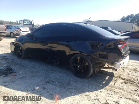 2015 Dodge Dart SXT with VIN 1C3CDFBB3FD346357, listed as a Copart auction lot 49389445 with 83,213 mi miles and Salvage Title. Bid and sale history available at carsss.com. Image 2.
