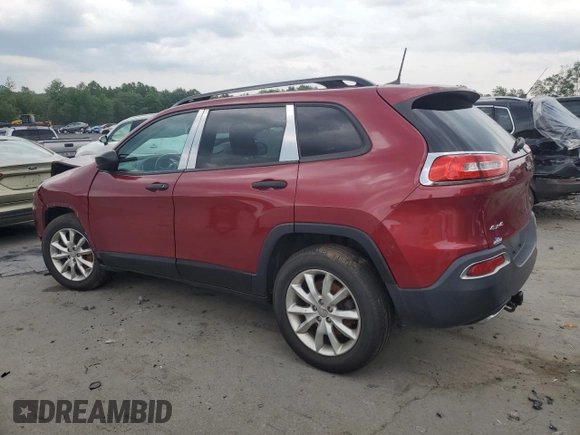 2016 Jeep Cherokee Altitude with VIN 1C4PJMAS8GW219251, listed as a Copart auction lot 58808205 with 133,074 mi miles and Salvage title. Bid and sale history available at DreamBid. Image 2.