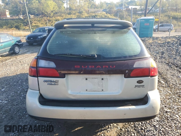 2004 Subaru Legacy Outback L.L. Bean with VIN 4S3BH806047610112, listed as a Copart auction lot 74496094 with Not provided miles and Salvage title. Bid and sale history available at DreamBid. Image 6.