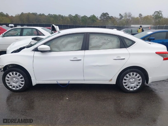 2015 Nissan Sentra SV with VIN 3N1AB7AP2FY287183, listed as a IAAI auction lot 41851052 with 236,143 mi miles. Bid and sale history available at carsss.com. Image 15.