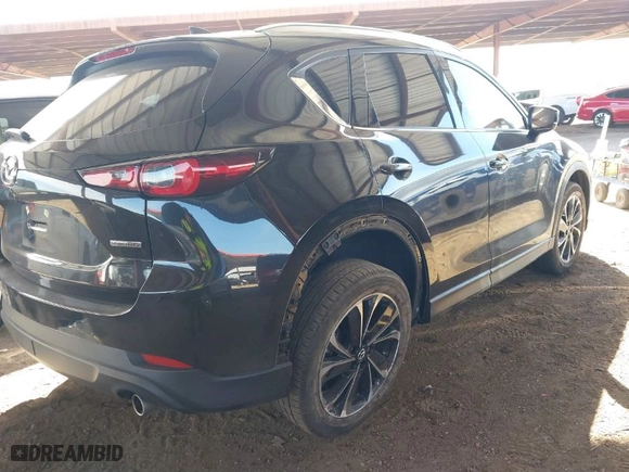 2022 Mazda CX-5 2.5 S Premium Package with VIN JM3KFBDM1N0603425, listed as a IAAI auction lot 41555280 with NaN miles. Bid and sale history available at carsss.com. Image 4.
