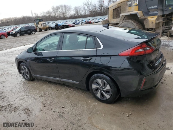 2019 Hyundai Ioniq Hybrid SEL with VIN KMHC75LC3KU129336, listed as a Copart auction lot 48951775 with 50,236 mi miles and Salvage Title. Bid and sale history available at carsss.com. Image 2.