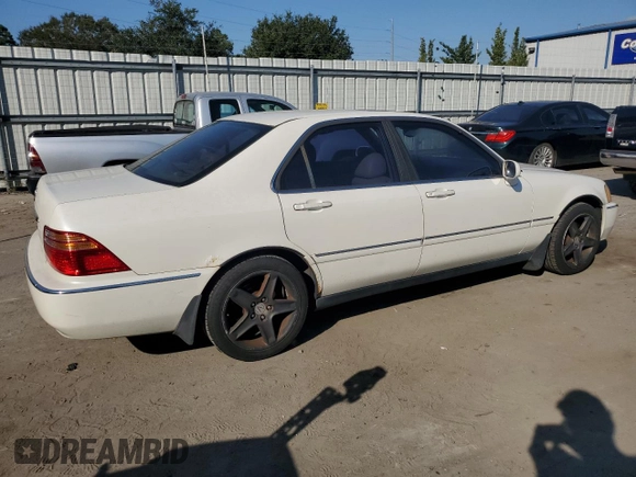 2001 Acura RL with VIN JH4KA96691C000647, listed as a Copart auction lot 77895954 with 225,386 mi miles and Salvage Title. Bid and sale history available at carsss.com. Image 3.