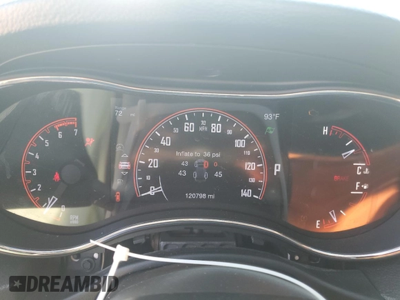 2017 Dodge Durango R/T с VIN 1C4SDJCT6HC858981, выставлен на аукционе Copart как лот 62568185 с пробегом 120 798 миль миль и Списание • Salvage title. История ставок и продаж доступна на DreamBid. Изображение 9.