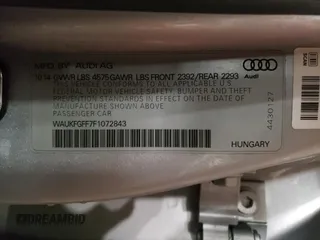 2015 Audi A3 2.0T Prestige with VIN WAUKFGFF7F1072843, listed as a Copart auction lot 49320643 with 64,111 mi miles and Non Repairable. Bid and sale history available at carsss.com. Image 12.