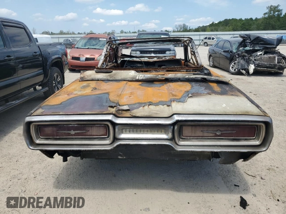 1964 Ford Thunderbird with VIN 4Y85Z179385, listed as a Copart auction lot 68340744 with Not Provided miles and Salvage Title. Bid and sale history available at DreamBid. Image 6.