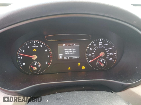 2019 Kia Sorento LX with VIN 5XYPGDA58KG475467, listed as a Copart auction lot 43527405 with 124,337 mi miles and Salvage Title. Bid and sale history available at carsss.com. Image 9.