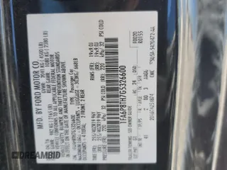 2016 Ford Mustang EcoBoost with VIN 1FA6P8TH7G5326600, listed as a Copart auction lot 49335705 with 160,746 mi miles and Salvage Title. Bid and sale history available at carsss.com. Image 12.