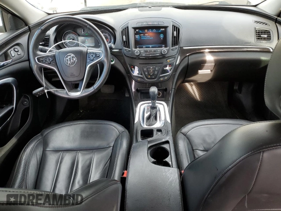 2014 Buick Regal Premium I with VIN 2G4GN5EX3E9247881, listed as a Copart auction lot 85593984 with 121,848 mi miles and Salvage Title. Bid and sale history available at DreamBid. Image 8.