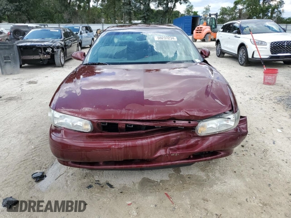 2001 Buick Century Custom with VIN 2G4WS52JX11150660, listed as a Copart auction lot 59237234 with 107,908 mi miles and Salvage Title. Bid and sale history available at carsss.com. Image 5.