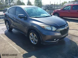 2016 Honda HR-V EX with VIN 3CZRU5H52GM706090, listed as a IAAI auction lot 41932287 with 108,261 mi miles. Bid and sale history available at carsss.com. Image 1.