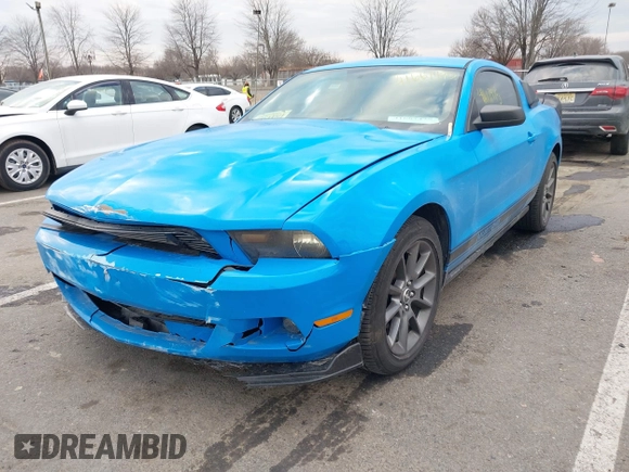 2012 Ford Mustang V6 Premium with VIN 1ZVBP8AM4C5271247, listed as a IAAI auction lot 41667475 with 150,700 mi miles. Bid and sale history available at carsss.com. Image 17.
