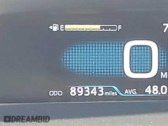2017 Toyota Prius Two with VIN JTDKBRFU7H3571044, listed as a IAAI auction lot 41625663 with 89,343 mi miles and . Bid and sale history available at carsss.com. Image 16.