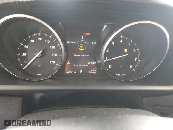 2017 Land Rover Range Rover Sport SE with VIN SALWG2FV7HA141831, listed as a Copart auction lot 56685545 with 61,361 mi miles and Salvage title. Bid and sale history available at DreamBid. Image 9.