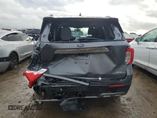 2022 Ford Explorer XLT with VIN 1FMSK8DH9NGA56904, listed as a Copart auction lot 47222185 with 64,161 mi miles and Salvage Title. Bid and sale history available at DreamBid. Image 6.