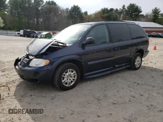 2007 Dodge Grand Caravan SE with VIN 1D4GP24R57B254545, listed as a Copart auction lot 53461695 with 58,736 mi miles and Clean Title. Bid and sale history available at DreamBid. Image 1.