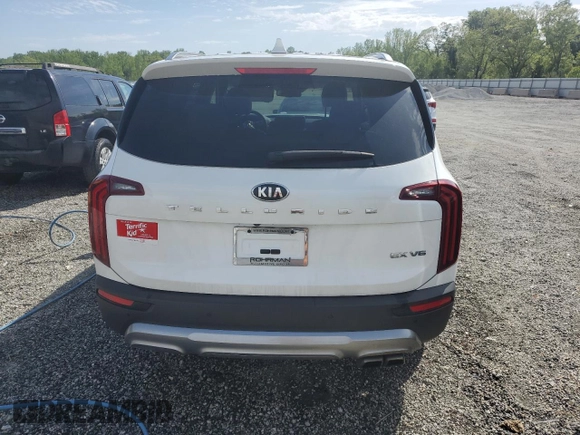 2020 Kia Telluride EX with VIN 5XYP34HC3LG041698, listed as a Copart auction lot 53478405 with 87,825 mi miles and Salvage title. Bid and sale history available at DreamBid. Image 6.