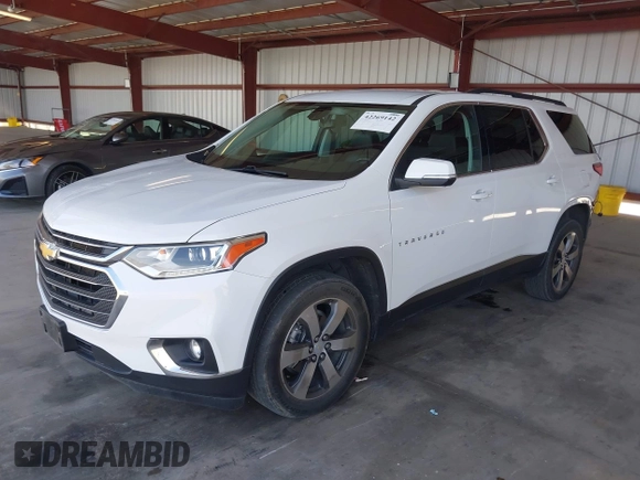 2021 Chevrolet Traverse LT with VIN 1GNERHKW8MJ232171, listed as a IAAI auction lot 42269142 with 88,830 mi miles and . Bid and sale history available at DreamBid. Image 18.