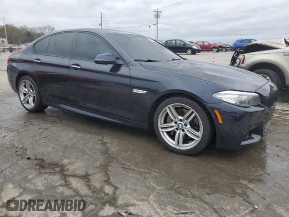 2016 BMW 5 Series 550i xDrive with VIN WBAKP9C59GG587510, listed as a Copart auction lot 80777474 with Not provided miles and Clean title. Bid and sale history available at DreamBid. Image 4.