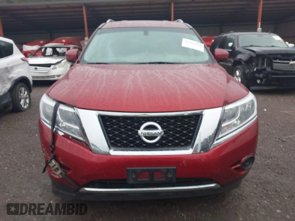 2015 Nissan Pathfinder S with VIN 5N1AR2MN9FC689700, listed as a IAAI auction lot 41561038 with 161,038 mi miles. Bid and sale history available at carsss.com. Image 6.