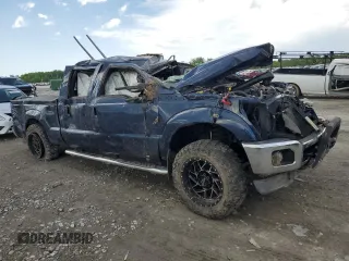 2013 Ford F-250 XL with VIN 1FT7W2B6XDEA57356, listed as a Copart auction lot 55127325 with Not provided miles and Salvage title. Bid and sale history available at DreamBid. Image 4.