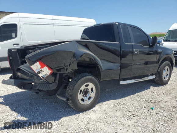2007 Ford F-150 XL with VIN 1FTRF12217KA80336, listed as a Copart auction lot 52753575 with 54,806 mi miles and Salvage Title. Bid and sale history available at carsss.com. Image 3.