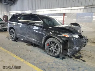 2021 Chevrolet Traverse Premier with VIN 1GNEVKKW1MJ145432, listed as a Copart auction lot 46148735 with 65,719 mi miles and Salvage Title. Bid and sale history available at carsss.com. Image 4.