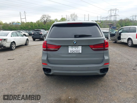 2016 BMW X5 xDrive50i with VIN 5UXKR6C57G0J80370, listed as a IAAI auction lot 42040278 with 99,071 mi miles. Bid and sale history available at carsss.com. Image 17.